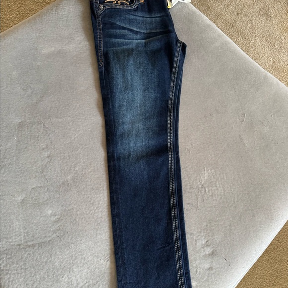 Rock Revival Dark Blue Boot Cut Jeans - Picture 8 of 10